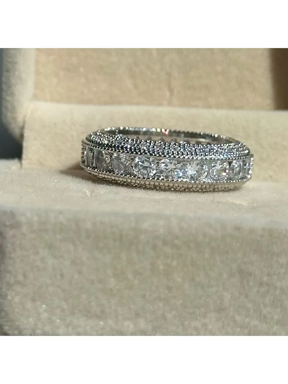 WEDDING BRIDAL ENGAGEMENT RING - Picture 3 of 7